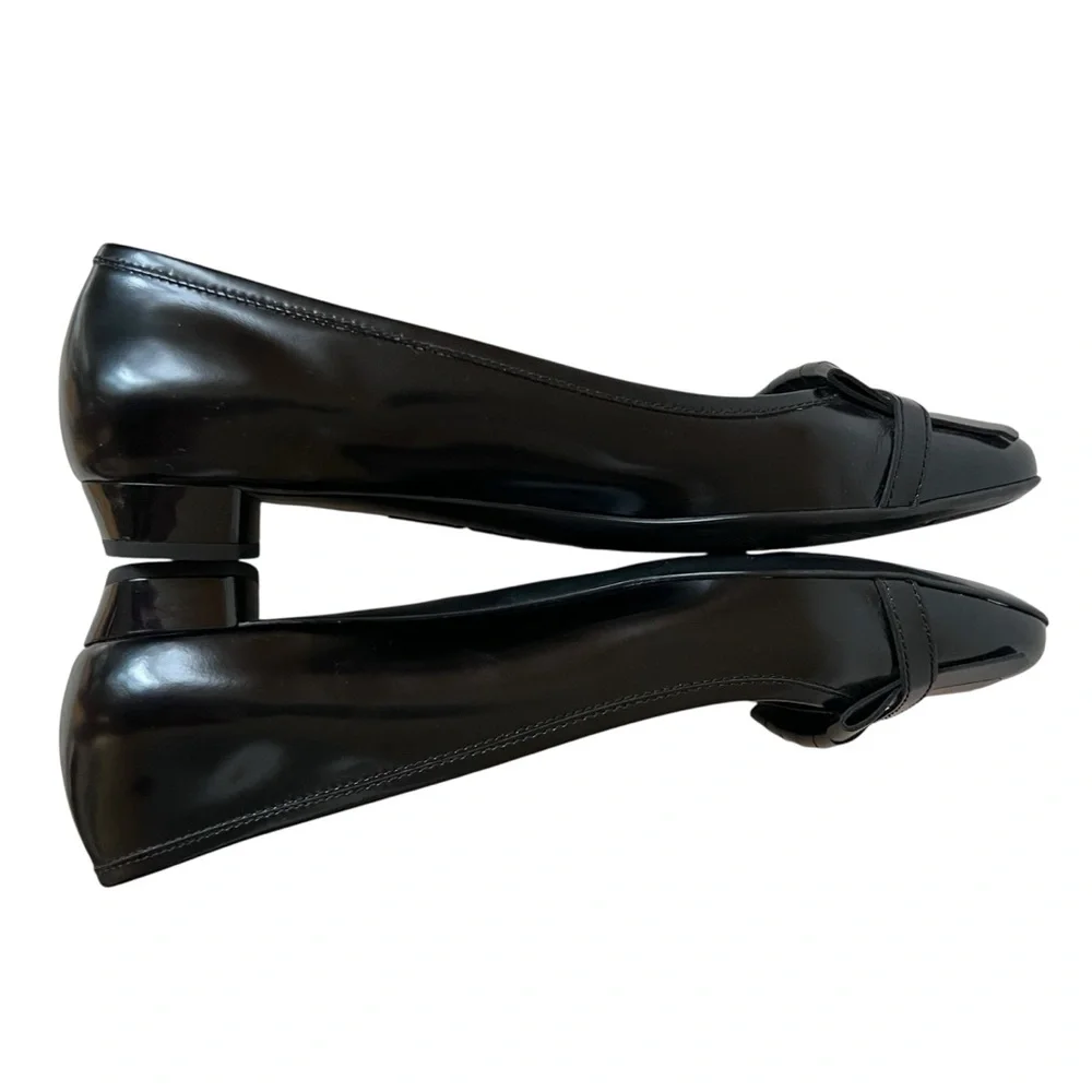 Salvatore Ferragamo Black Patent Leather Shoes size 9.5B - Picture 6 of 16